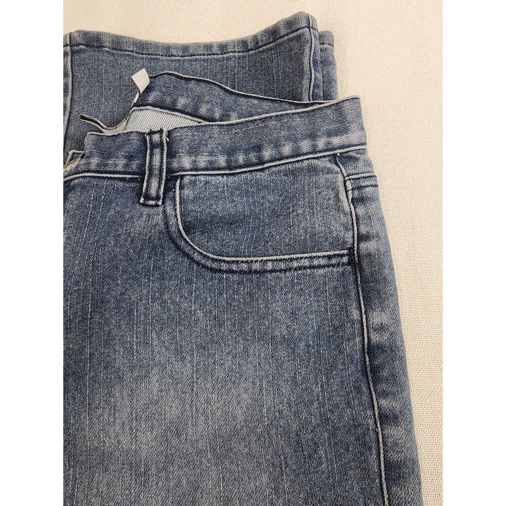 Calvin Klein Criss Cross Pocket Detail Straight Leg Jeans Size 10 - Picture 5 of 15